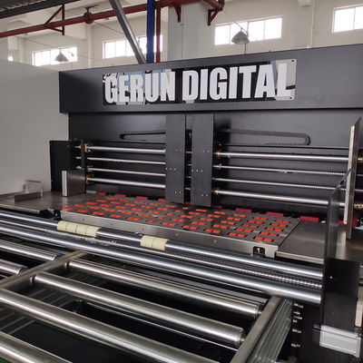آلة الطباعة الرقمية النافثة للحبر ممر واحد مصنعين علبة كرتون مموج