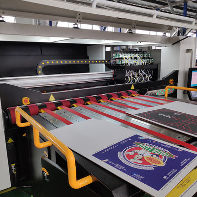 طابعة رقمية مموجة عملية الطباعة النافثة للحبر تنسيق كبير 600 ديسيبل متوحد الخواص